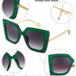 商品图片 18 | B08HVPGJW5 | FEISEDY Sunglasses Womens Trendy, Oversized Square Shades, Pearl Inlay Cat Eye Frame UV400 Protection B2625