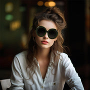 ÉÌƷͼƬ 26 | B0C7ZVD4MD | FEISEDY Oval Oversized Trendy Sunglasses Women Men Stylish Retro Big Frame Vacation Sun Glasees UV400 Protection B0017