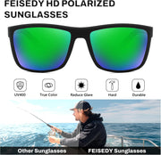 ÉÌƷͼƬ 27 | B0F8J2TQSK | FEISEDY Polarized Sunglasses for Men and Women Lightweight Frame Sun Glasses with UV400 Protection for Driving Fishing B0301