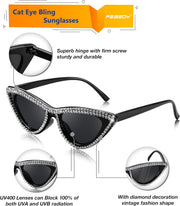 ÉÌƷͼƬ 47 | B0BZ7YMM4F | FEISEDY Oversized Women Cat Eye Rhinestone Sunglasses Costume Party B2360