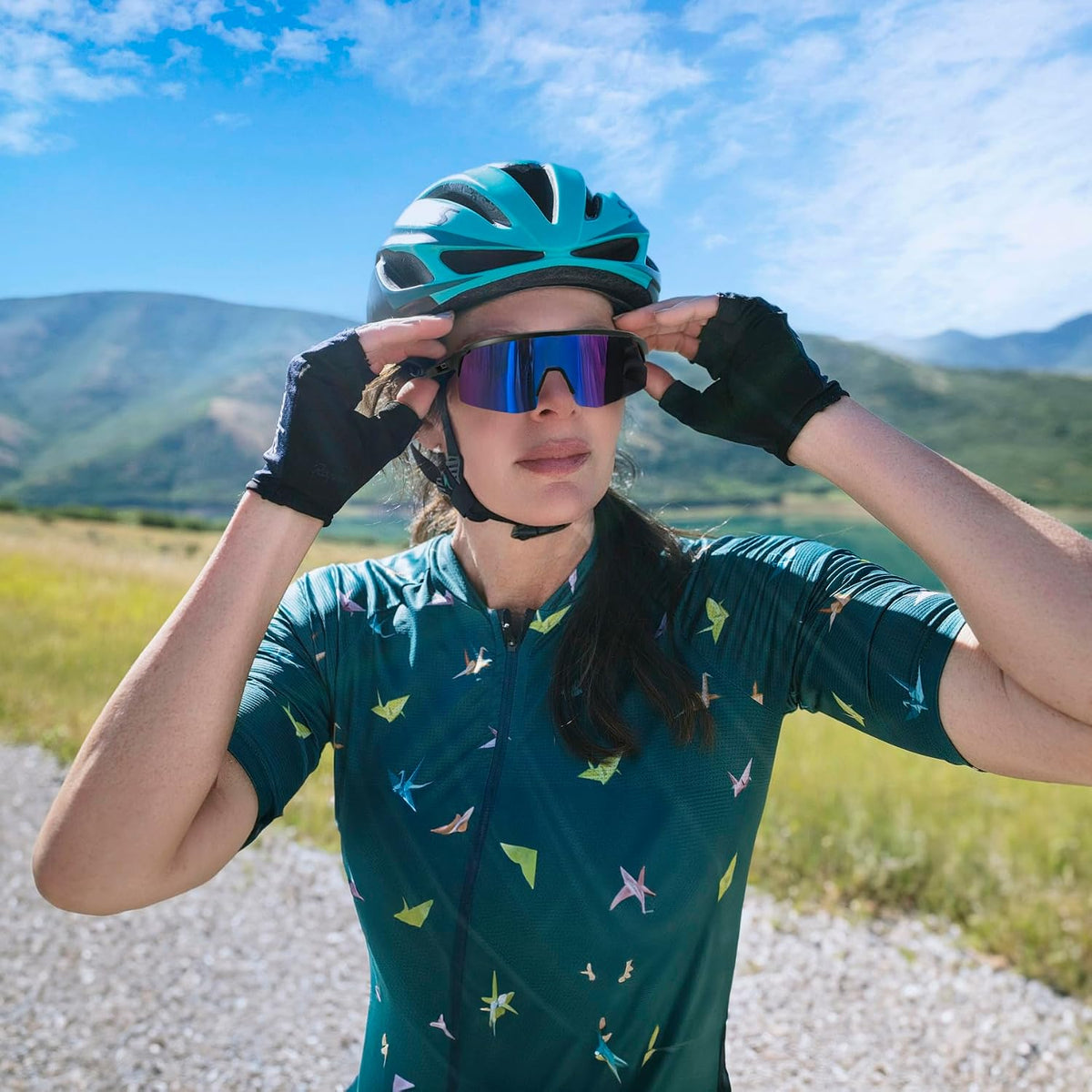 ÉÌƷͼƬ 28 | B0CSDCDBR7 | FEISEDY Cycling Sunglasses for Men Women, Sports Glasses for Youth Running Baseball Shades UV400 Protection B0108