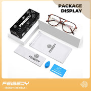 ÉÌƷͼƬ 43 | B0DPLTC8K6 | FEISEDY Vintage Square Blue Light Blocking Glasses Women Men 70s Flat Aviator Glasses Computer Anti Glare B0062