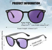 ÉÌƷͼƬ 13 | B0D8725HBS | FEISEDY Retro Photochromic Classic Polarized Sunglasses for Women Men Trendy Style Vintage Sunnies B1123