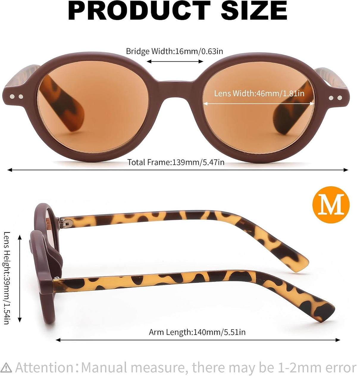 ÉÌƷͼƬ 26 | B0GYW69THN | FEISEDY Reading Glasses for Women Men Retro Oval Reader Sunglasses B1379
