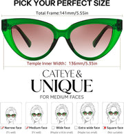 ÉÌƷͼƬ 25 | B0GVF3CZ9N | FEISEDY Cat eye Sunglasses Polarized and Retro Stylish for Women Men B0428