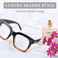 商品图片 15 | B08ZMQ47KD | FEISEDY Blue Light Blocking Reading Glasses Oversized Readers Designer Luxury Square Eyewear Frame B2695FR
