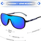 商品图片 5 | B0DSV55WLM | FEISEDY Polarized Sunglasses Men Women Mirrored One Piece Lens B0277