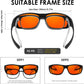 商品图片 6 | B0DGGGNMY1 | FEISEDY Fitover Blue Light Glasses Computer Gaming Eyeglasses for Better Sleep Anti Glare Nighttime Eye Wear B1228