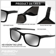 ÉÌƷͼƬ 10 | B0H1W4CQTC | FEISEDY Square Polarized Sunglasses for Men Women Lightweight B0441