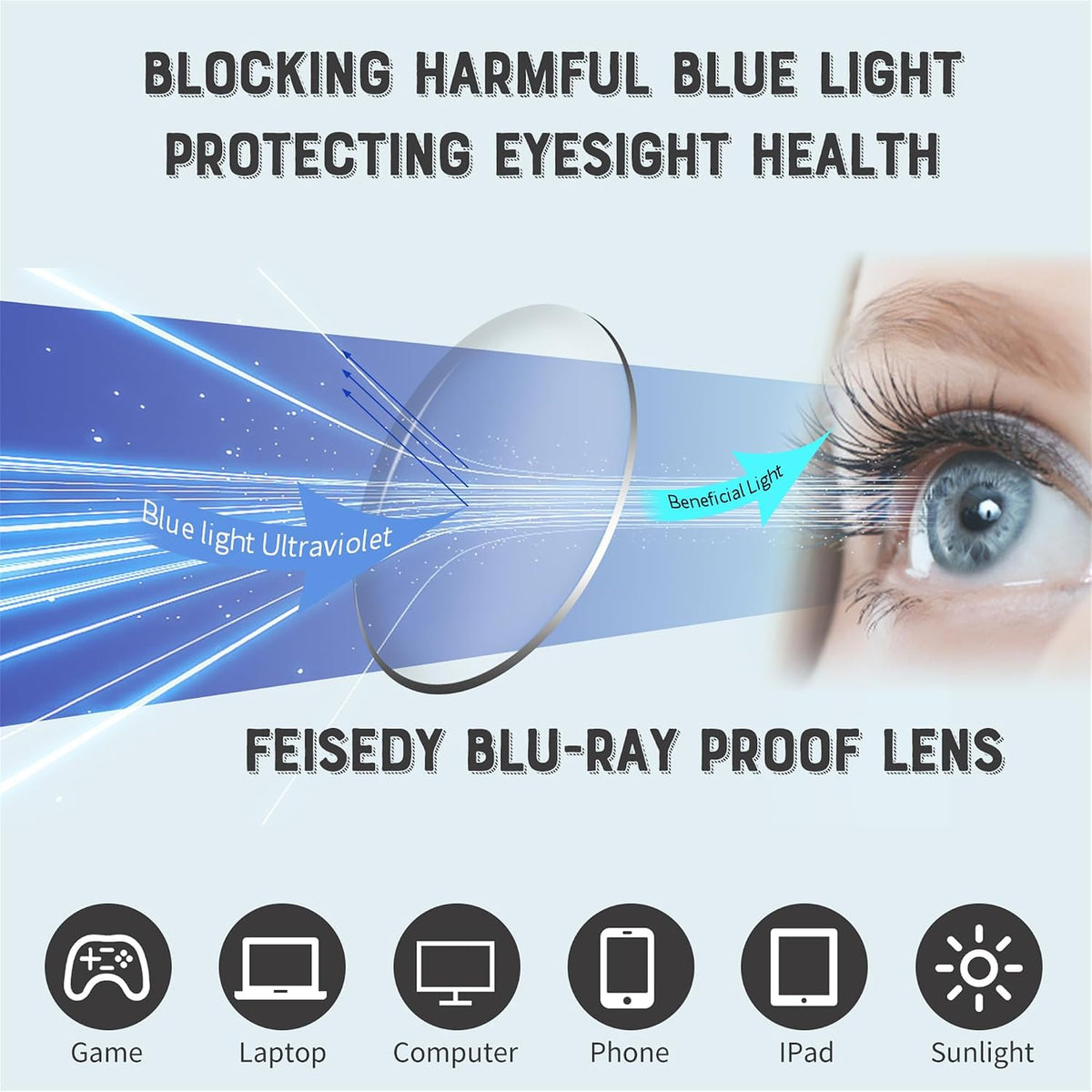 ÉÌƷͼƬ 5 | B0GKND8PKN | FEISEDY Photochromic Multifocal Progressive Reading Glasses B1388