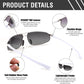 商品图片 16 | B0D22TVRVN | FEISEDY Vintage Sunglasses Men Polarized, Aviator Metal Frame Lightweight, Driving Fishing Running B0057