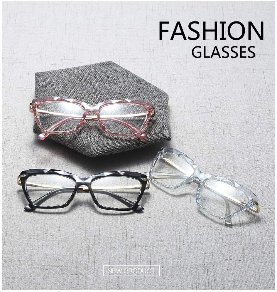 商品图片 12 | B07FR6SSY6 | FEISEDY Cat Eye Glasses Frame Clear Lenses Lightweight Eyewear for Women B2440