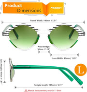 ÉÌƷͼƬ 18 | B0DJ6Y4Z5K | FEISEDY Sunglasses Womens Trendy Rectangle Retro Y2K Classic Sun Glasses Fashion Square UV400 Protection B0235