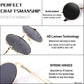 商品图片 9 | B08HRQJKLS | FEISEDY Steampunk Sunglasses Retro Round Polarized Women Men Metal Glasses B2528
