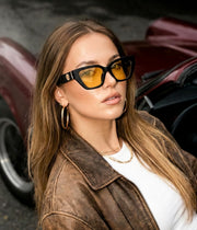 ÉÌƷͼƬ 23 | B0F8N6T6HM | FEISEDY Women's Polarized Cat Eye Sunglasses - UV400 Protection, Trendy Design for Driving & Daily Wear B0299