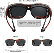 ÉÌƷͼƬ 12 | B0GR4T274K | FEISEDY Polarized Fit Over Glasses Sunglasses Driving Outdoors B0330