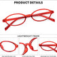 商品图片 35 | B0DKNKBFBX | FEISEDY Y2K Retro Oval Nerd Blue Light Glasses for Women B0258