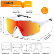 ÉÌƷͼƬ 12 | B0CTQ1VCY3 | FEISEDY Polarized Sports Sunglasses for Men Women, Baseball Cycling Fishing Sunglasses UV400 Protection B0134