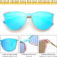 商品图片 15 | B0DGCPG41T | FEISEDY Sunglasses for Women Men Retro Round Cateye Designer Cute Mirrored UV Protection Lens B0210