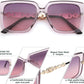商品图片 32 | B08HVPGJW5 | FEISEDY Sunglasses Womens Trendy, Oversized Square Shades, Pearl Inlay Cat Eye Frame UV400 Protection B2625