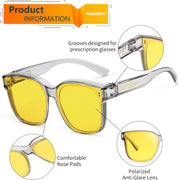 ÉÌƷͼƬ 23 | B0DS5D4WB4 | FEISEDY Sunglasses That Fit Over Glasses for Women Men UV400 B0269