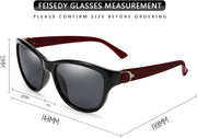 ÉÌƷͼƬ 12 | B07NXZ3WVF | FEISEDY Women Vintage Polarized Sunglasses Lady Elegant Cateye Sun Glasses B2476