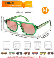ÉÌƷͼƬ 54 | B0DSH2BVX5 | FEISEDY Polarized Aviator Sunglasses Men Women, Retro 70s Style Design - UV400 Protection, Driving & Daily Wear B0203