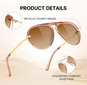 ÉÌƷͼƬ 26 | B0GYVVZBQM | FEISEDY Classic Aviator Sunglasses UV400 Protection for Women Men B0461
