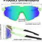 商品图片 36 | B0D6XZ67Q2 | FEISEDY Kids Teens Baseball Polarized Sunglasses Lightweight Frame UV400 Sports Cycling Shades for Boys Girls B0190