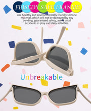 ÉÌƷͼƬ 18 | B0B3WPR65R | FEISEDY Kids Polarized Square Sunglasses for Boys Girls Vintage Shades UV Protection Trendy Classic Style Sun Glasses B2316