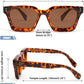 商品图片 21 | B0C9J9VMJL | FEISEDY Sunglasses Men Women Polarized, Chunky Square Thick Frame, Rectangle UV400 Shade Sun Glasses B2396