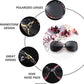 商品图片 14 | B08S7G8RRP | FEISEDY Oversized Polarized Sunglasses Women Men Large Shades B2730