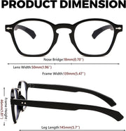 ÉÌƷͼƬ 5 | B0B7MDH4RM | FEISEDY Women Men Blue Light Blocking Computer Glasses Retro Small Round Sqaure Frame Eyewear B2928