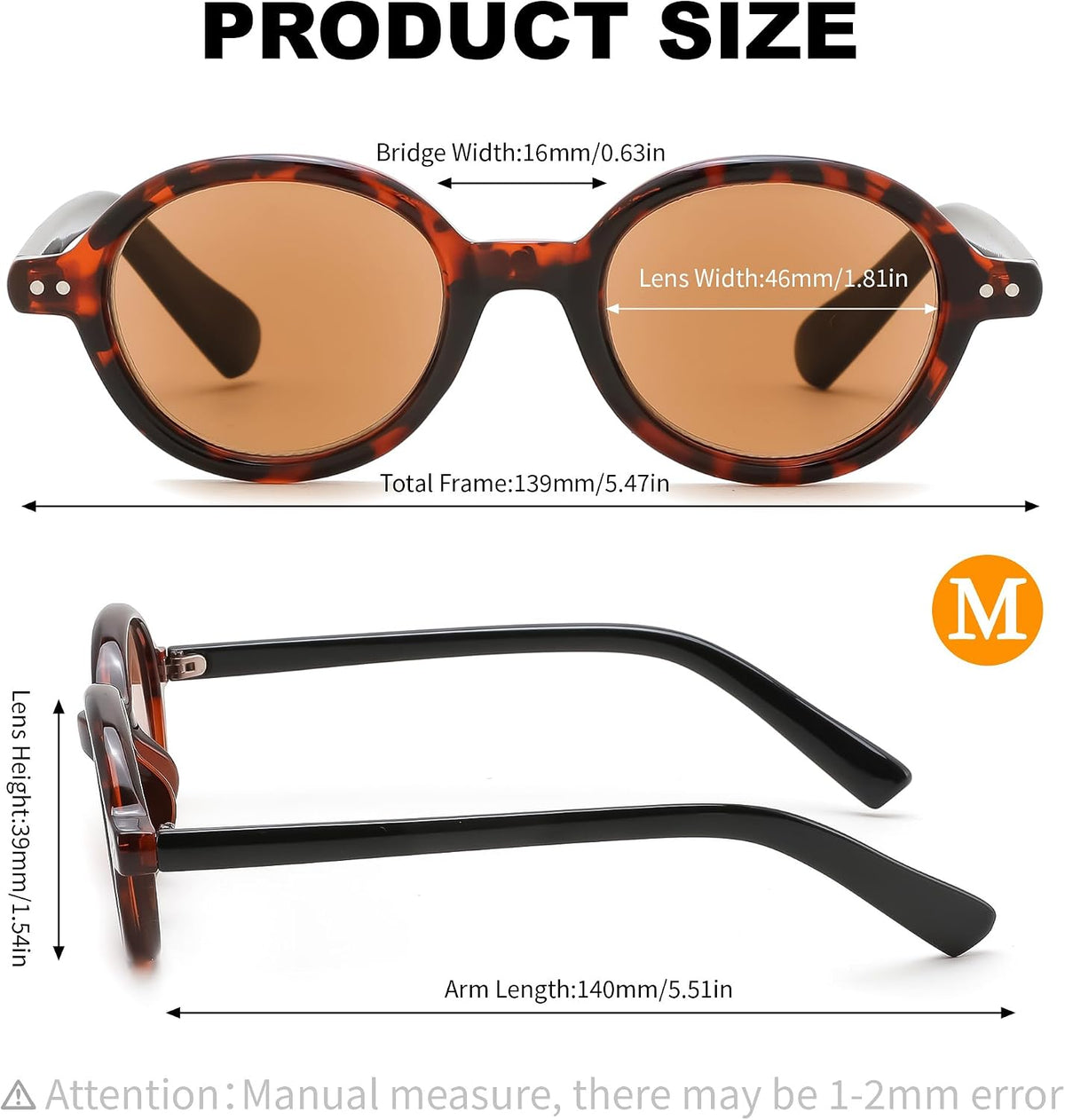 ÉÌƷͼƬ 12 | B0GYW69THN | FEISEDY Reading Glasses for Women Men Retro Oval Reader Sunglasses B1379