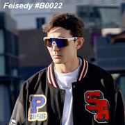 ÉÌƷͼƬ 10 | B0CBRSHNT3 | FEISEDY Sports Sunglasses for Men and Women, UV400 Protection Cycling Goggles Golf Baseball Driving Fishing B0022