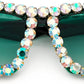 商品图片 9 | B09V7X56D4 | FEISEDY Women Crystal Square Cat Eye Sunglasses Sparkling Trendy Retro Cateye Sunglasses B2898