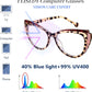 商品图片 25 | B0CGNLZQFZ | FEISEDY Women Cateye Blue Light Blocking Glasses Fake Nerd Clear Computer Eyewear TR Fashion Frame B0040