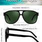 商品图片 13 | B0GXMV1N2N | FEISEDY Retro Aviator Sunglasses for Women Men Square Sunnies 70s Pilot Style Lightweight UV400 Shades B0421