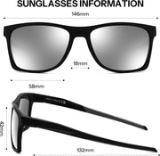 ÉÌƷͼƬ 13 | B0H1W4CQTC | FEISEDY Square Polarized Sunglasses for Men Women Lightweight B0441