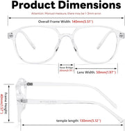 ÉÌƷͼƬ 12 | B0CY2LFJP7 | FEISEDY Blue Light Blocking Glasses Women Men Square Computer Lightweight Pilot Glasses Anti Eyestrain & UV Glare B0141
