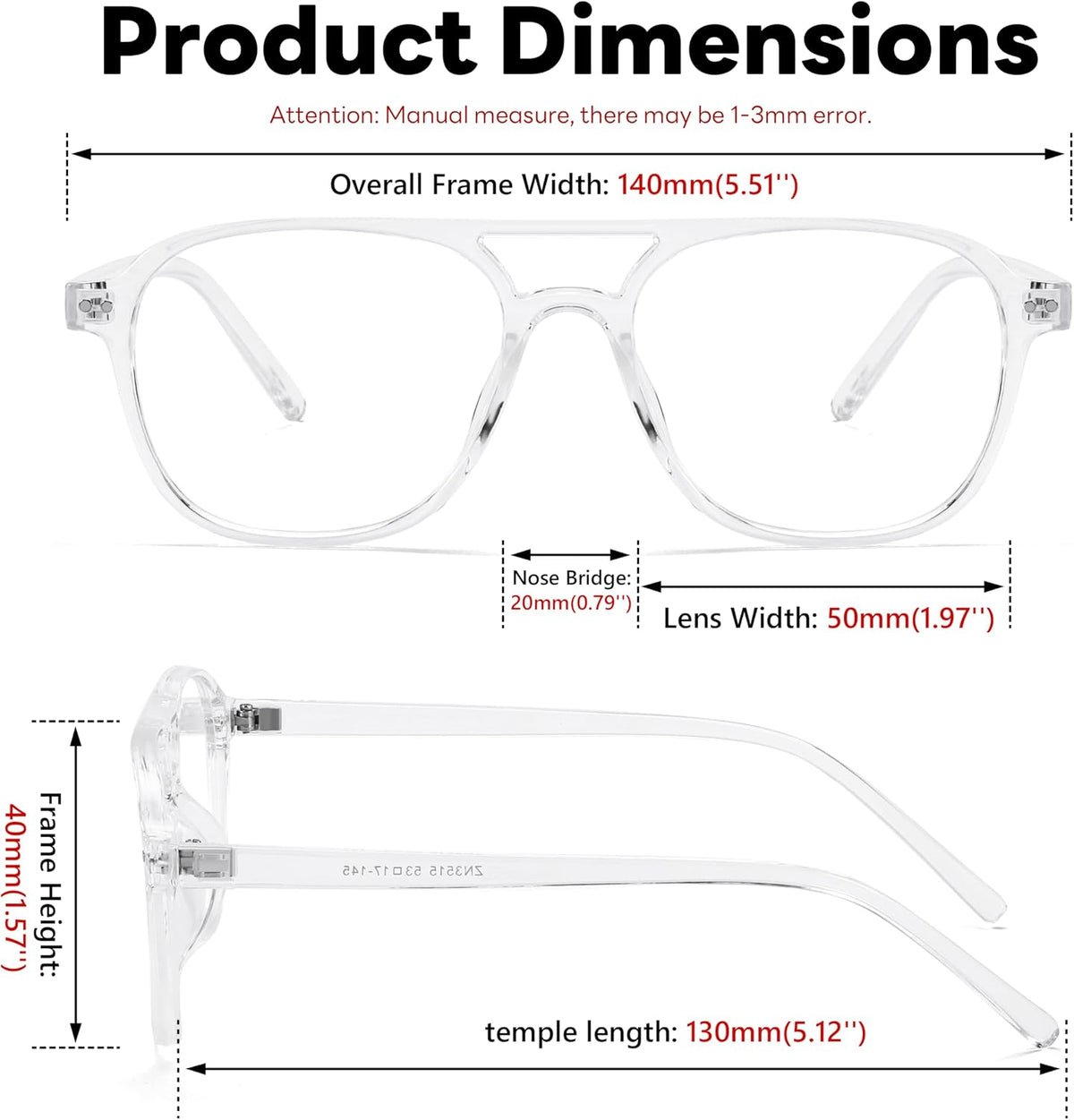 ÉÌƷͼƬ 12 | B0CY2LFJP7 | FEISEDY Blue Light Blocking Glasses Women Men Square Computer Lightweight Pilot Glasses Anti Eyestrain & UV Glare B0141