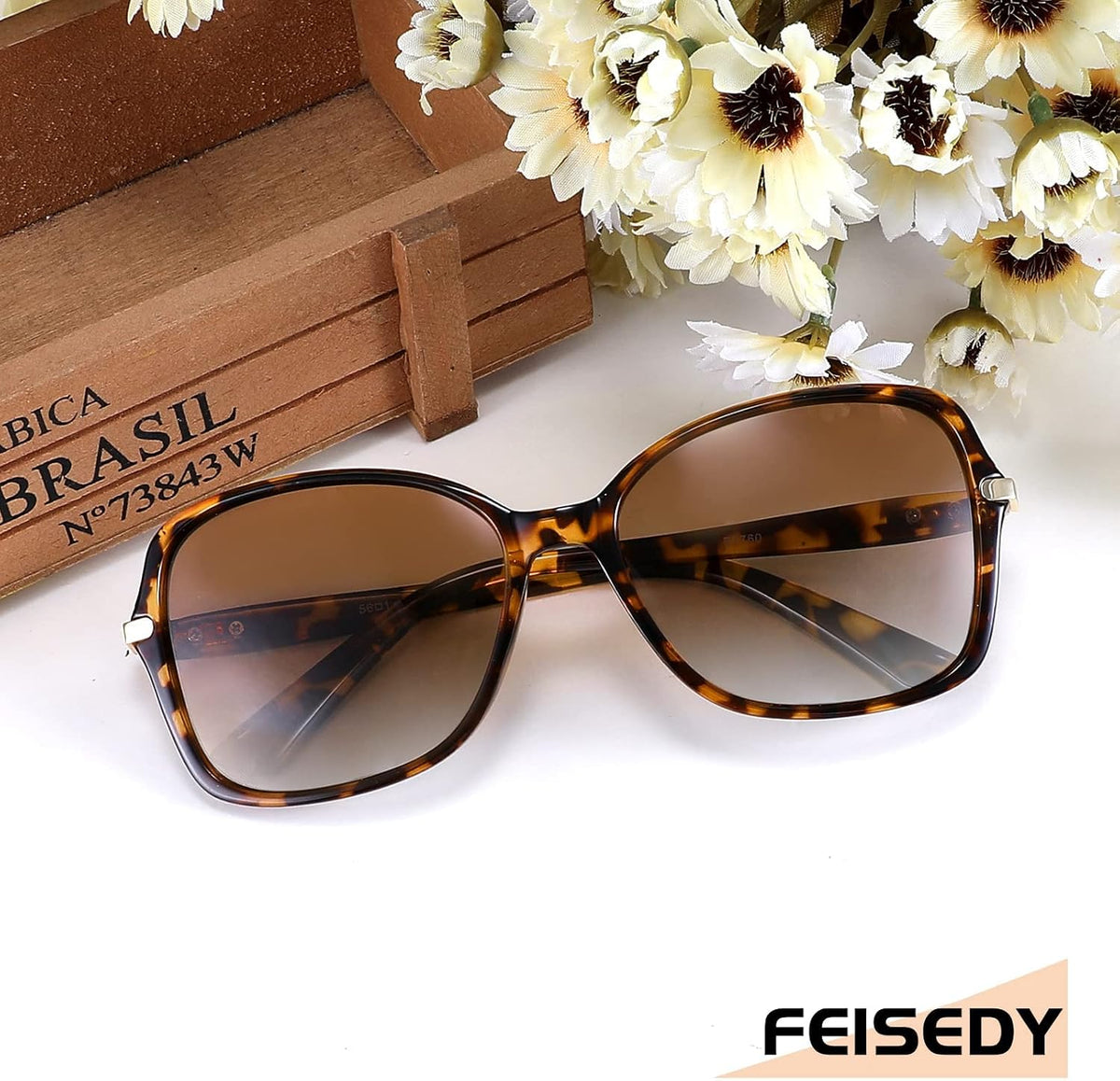 ÉÌƷͼƬ 29 | B09KC567VY | FEISEDY Womens Polarized Sunglasses UV400 Anti Glare Fashion Shades