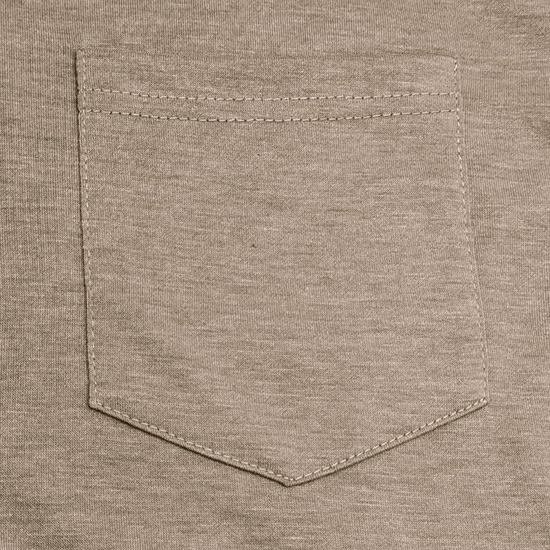 商品图片 5 | B0GJL9QY1W | Men's Long/Short Sleeve Polo Shirt, Soft Cotton Pocket Crew Tee Classic Men Shirts Casual Henley T-Shirt for Golf Daily Wear