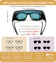 ÉÌƷͼƬ 14 | B0H2Z4Q1KM | FEISEDY Fit Over Glasses Polarized Sunglasses for Men Women B0456