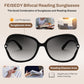 商品图片 12 | B0F8N9H1N8 | FEISEDY Fashion Bifocal Reader Sunglasses, Butterfly Reading Glasses B0286