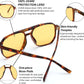 商品图片 39 | B09J8999GR | FEISEDY Retro Square Aviator Sunglasses Women Men 70s Vintage Trendy Plastic Frame Sun Glasses B2835