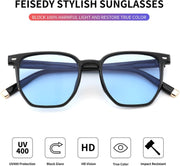 ÉÌƷͼƬ 5 | B0F58QMH7Q | FEISEDY Retro Square Sunglasses Women Men Trendy Rectangle Shades Vintage Sun Glasses B0274
