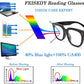商品图片 2 | B0DBQFZT73 | FEISEDY Retro Square Thick Big Frame Blue Light Blocking Reading Glasses Anti Glare Digital Eyestrain Reader B2523