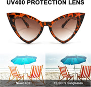 ÉÌƷͼƬ 18 | B09SPTCVBR | FEISEDY Retro Cat Eye Sunglasses for Women Fashion Vintage Cateye Sun Glasses B2235