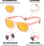 ÉÌƷͼƬ 11 | B0BQC69987 | FEISEDY Kids Polarized Sunglasses Toddler Sunglasses Flexible Frame with Strap for Baby Girls Boys Age 2-8 B2352
